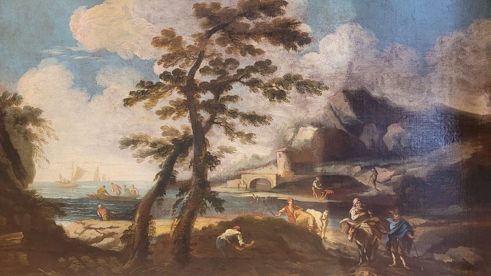 mobile boulle, pittura veneta, mobile francese