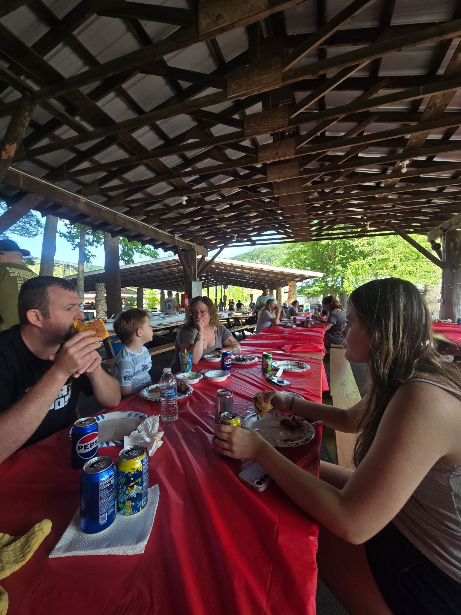 Great food and great company!