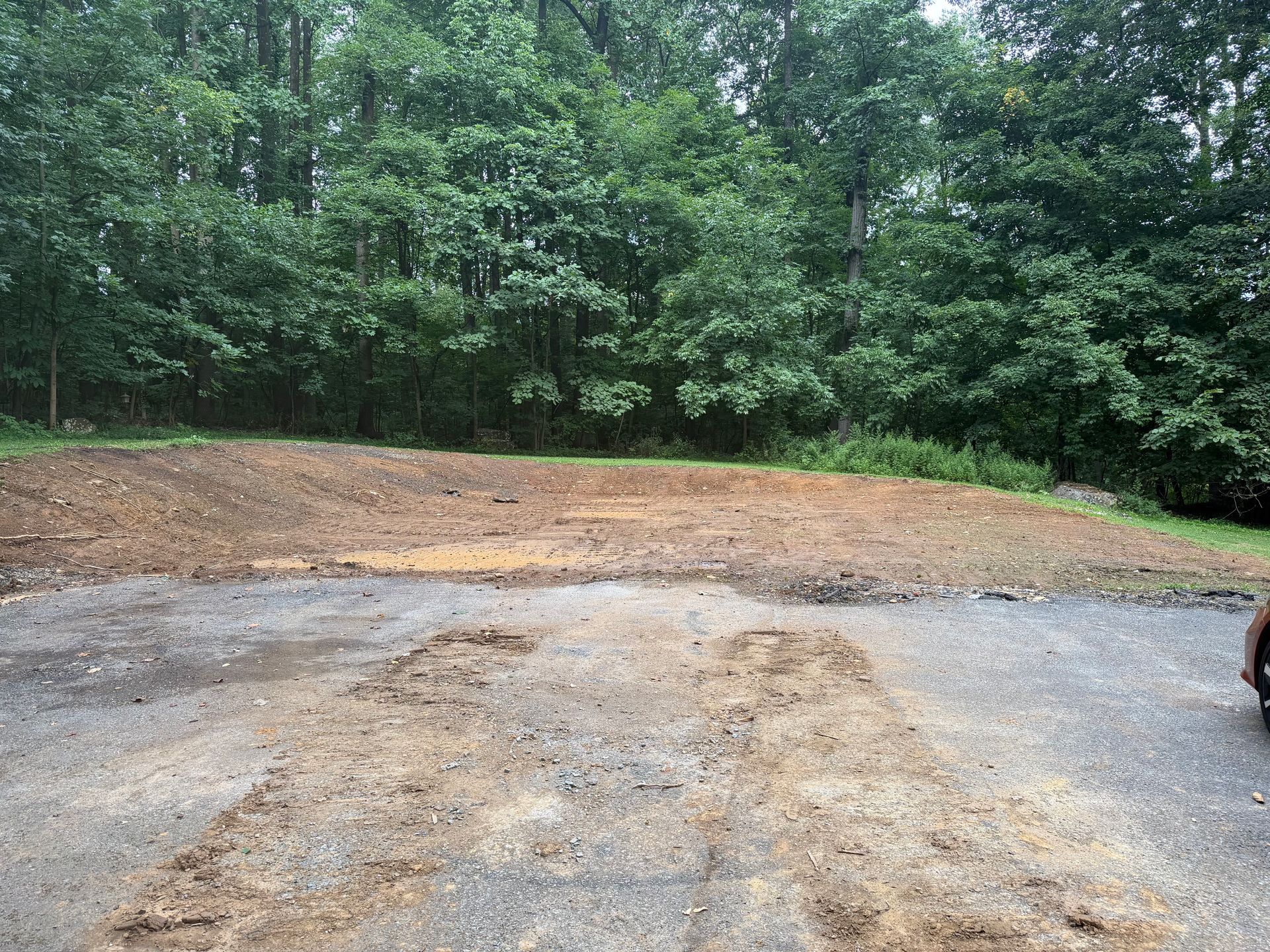 The residential demolition is completed.