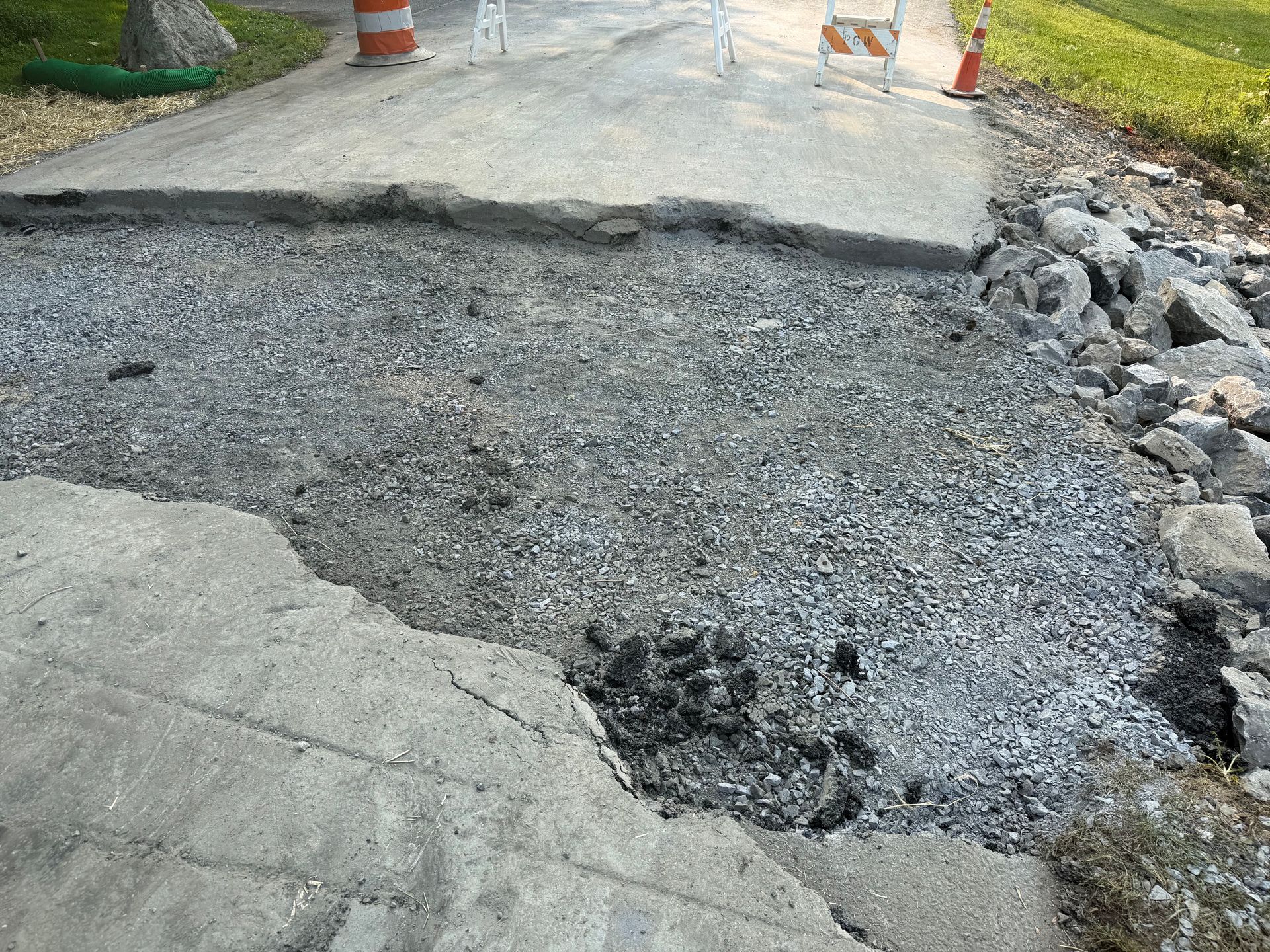 Compacted and ready for asphalt!