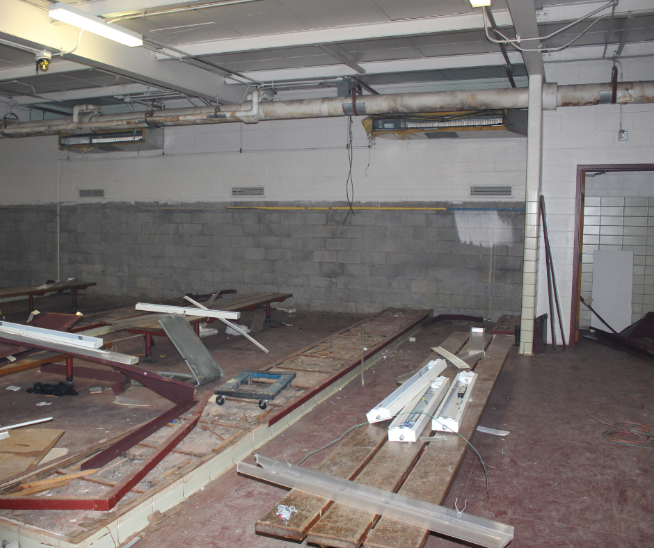 Transforming a locker room