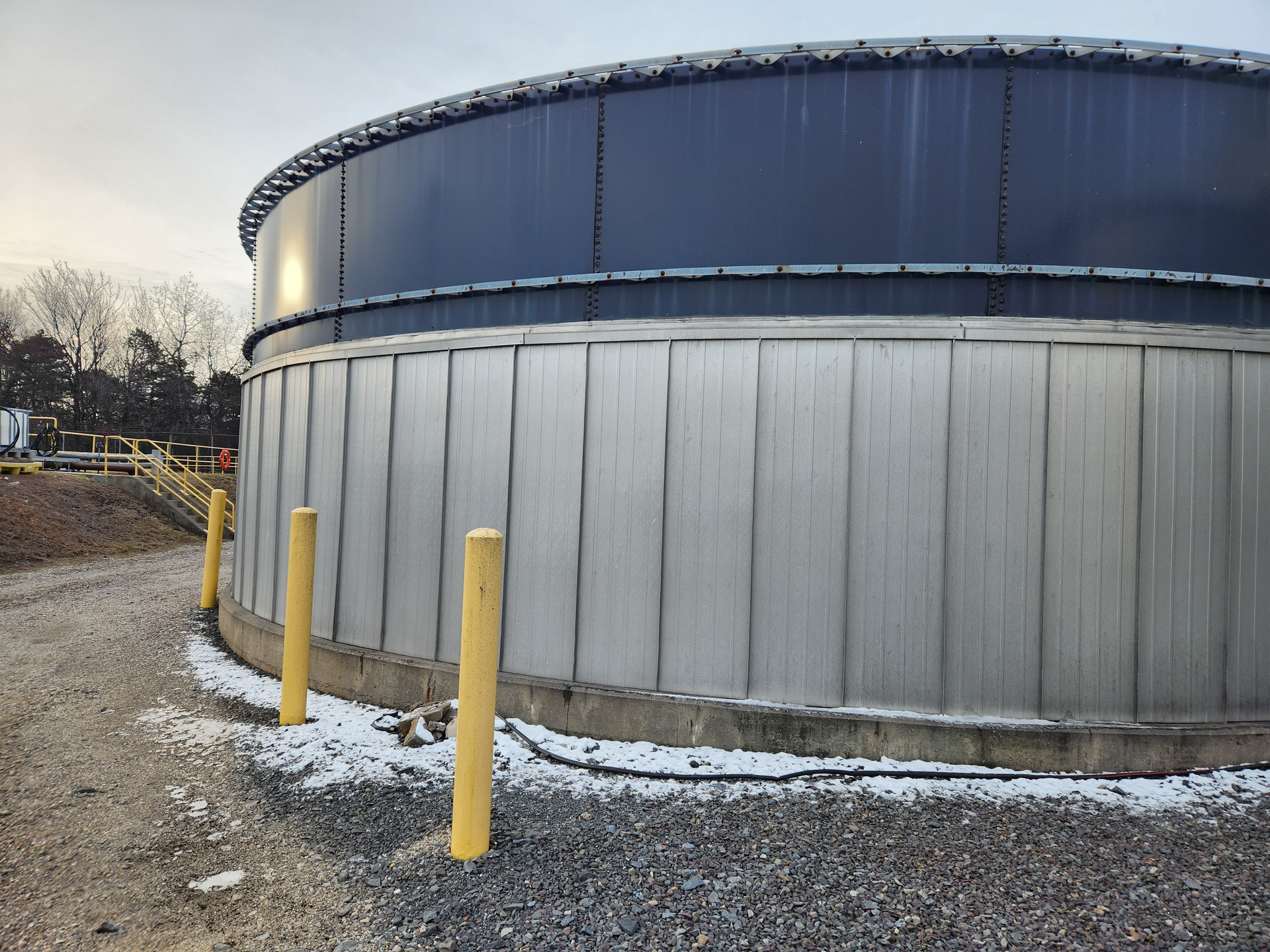 FEB tank before demolition