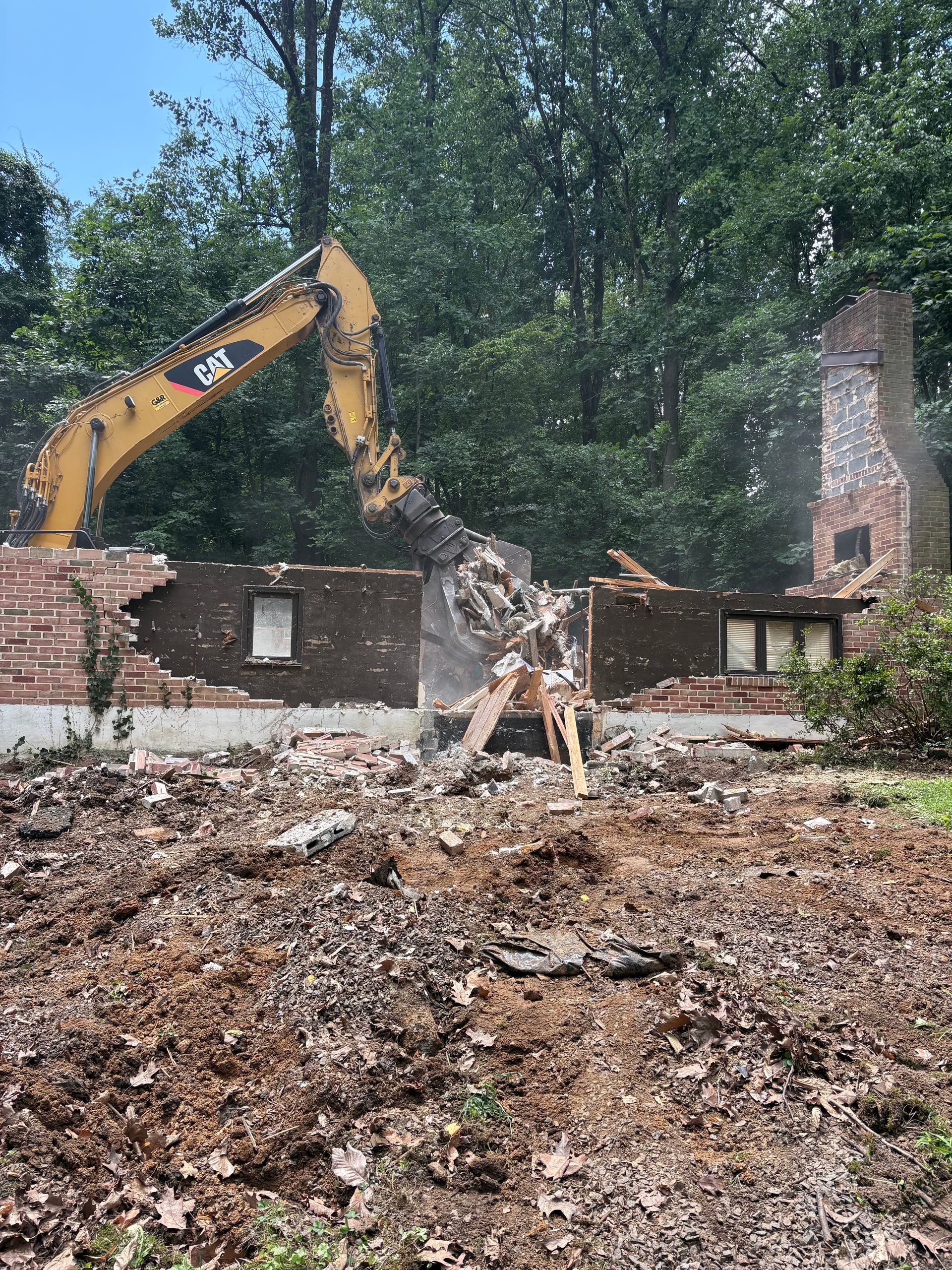 The house is coming down!