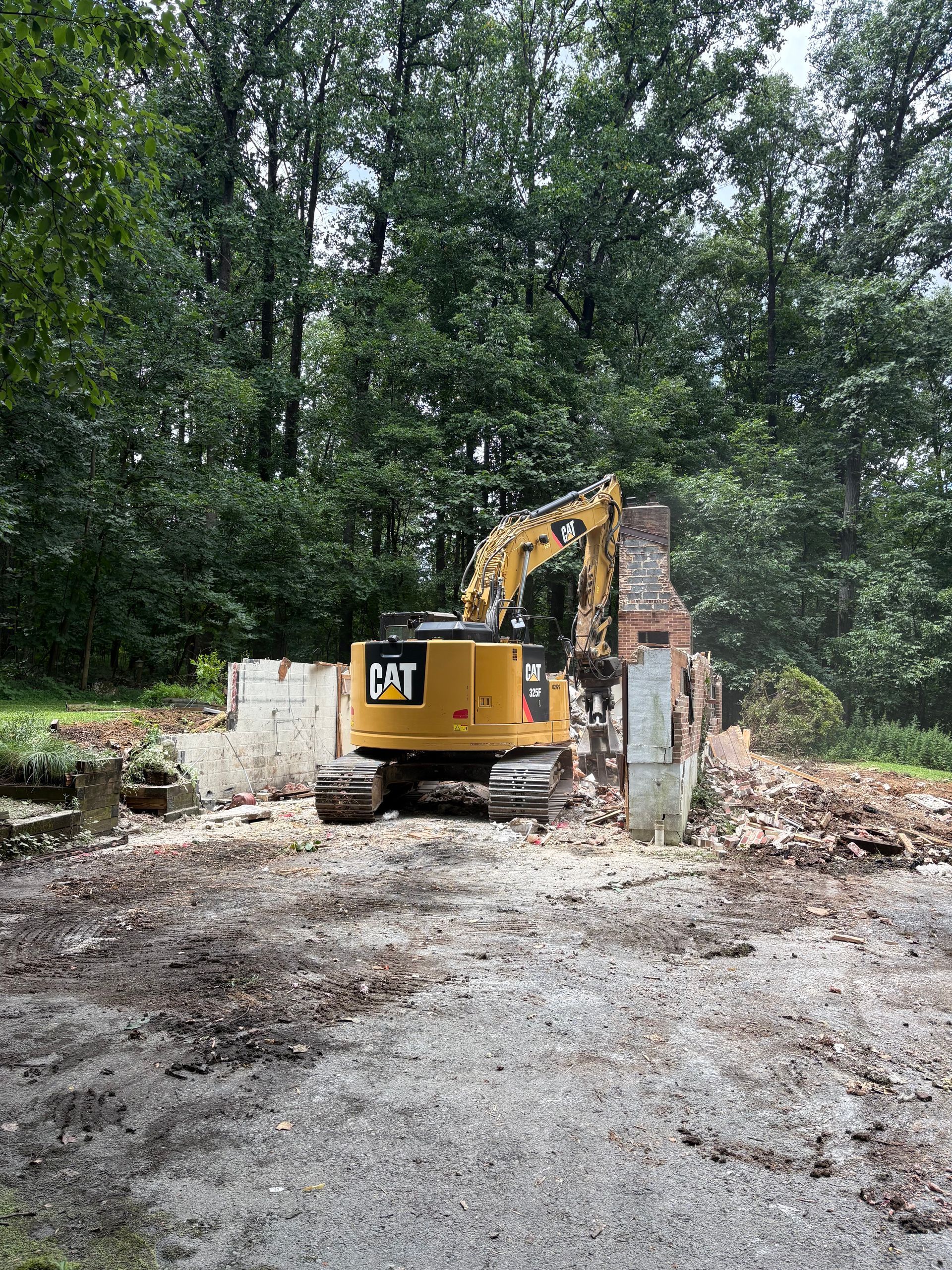 The chimney is the last to go.