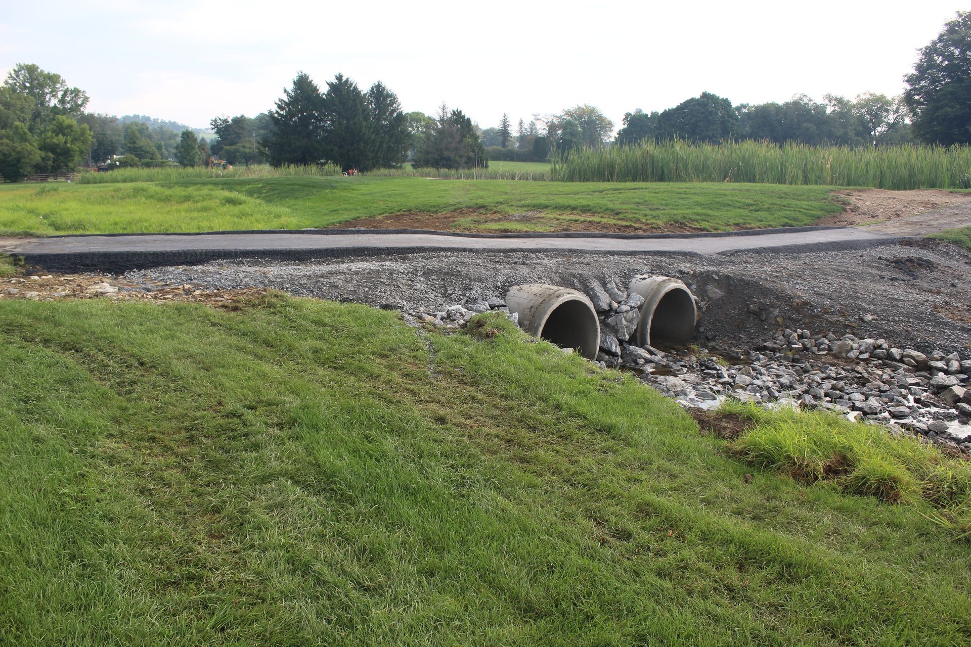 The second culvert is completed by Empire Services!
