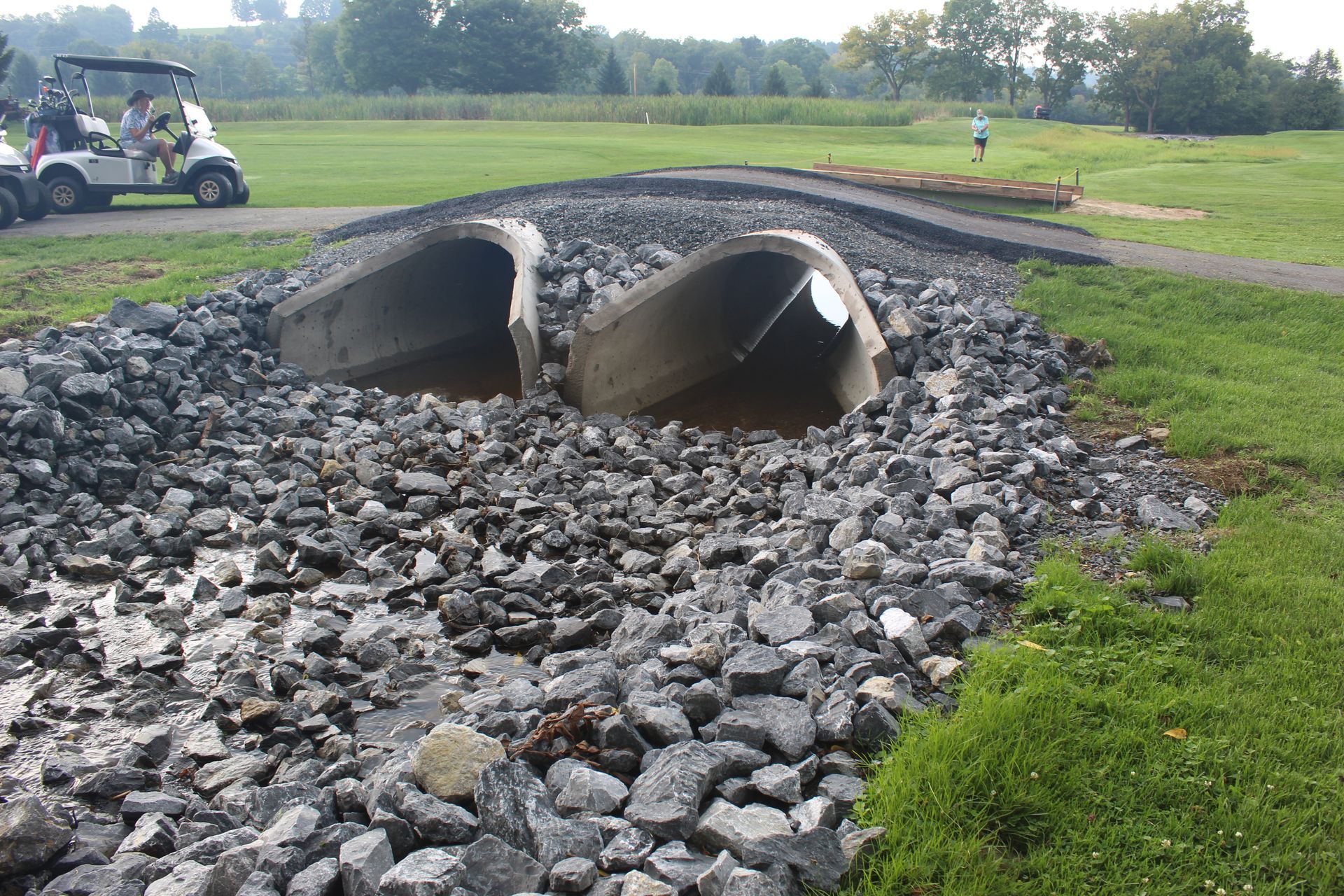 Culvert installation done! 