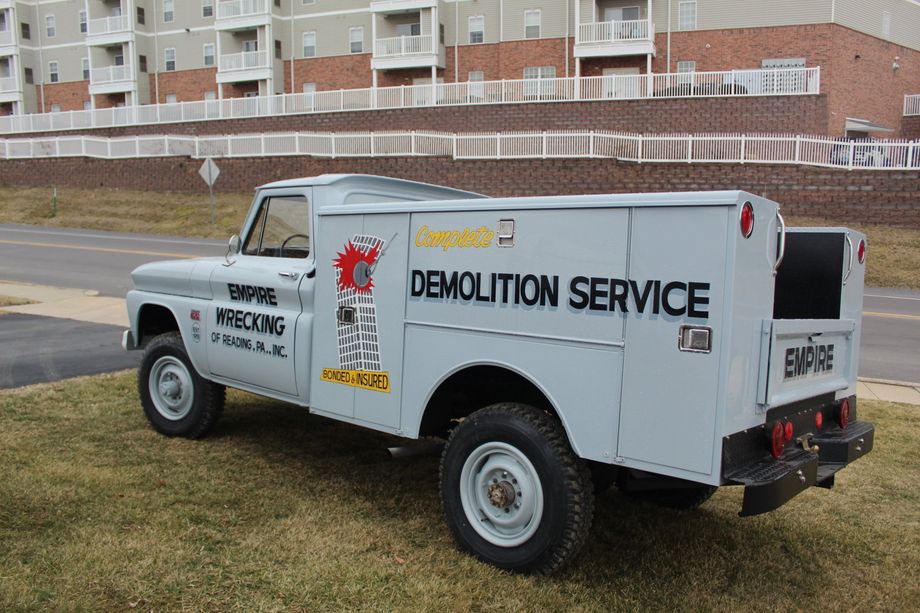 One of the vintage Empire Wrecking (Services) trucks