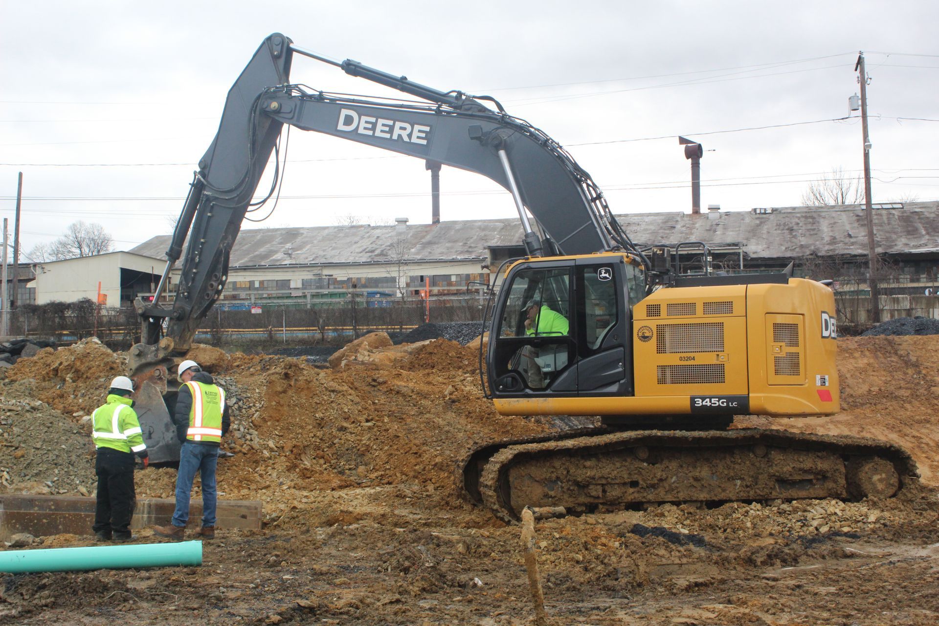 Excavation at Allentown Metal Works site.