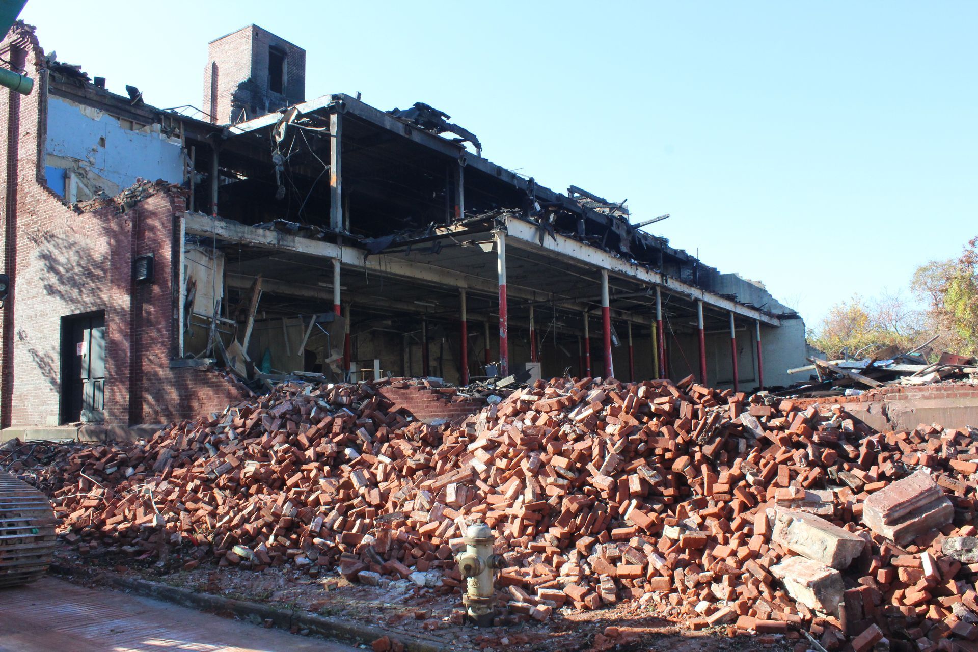 Removal of two floors.
