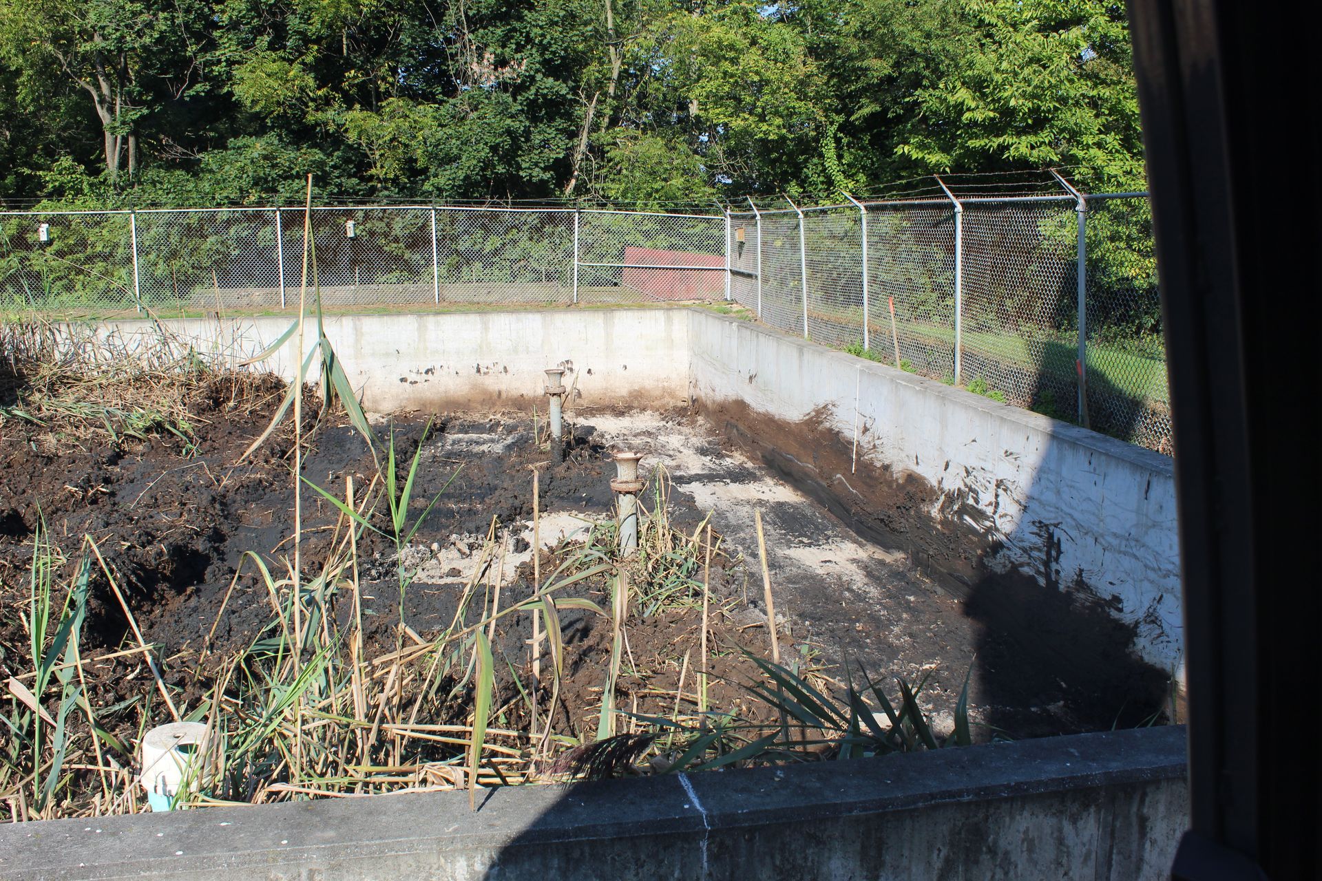 Reed bed project almost done.