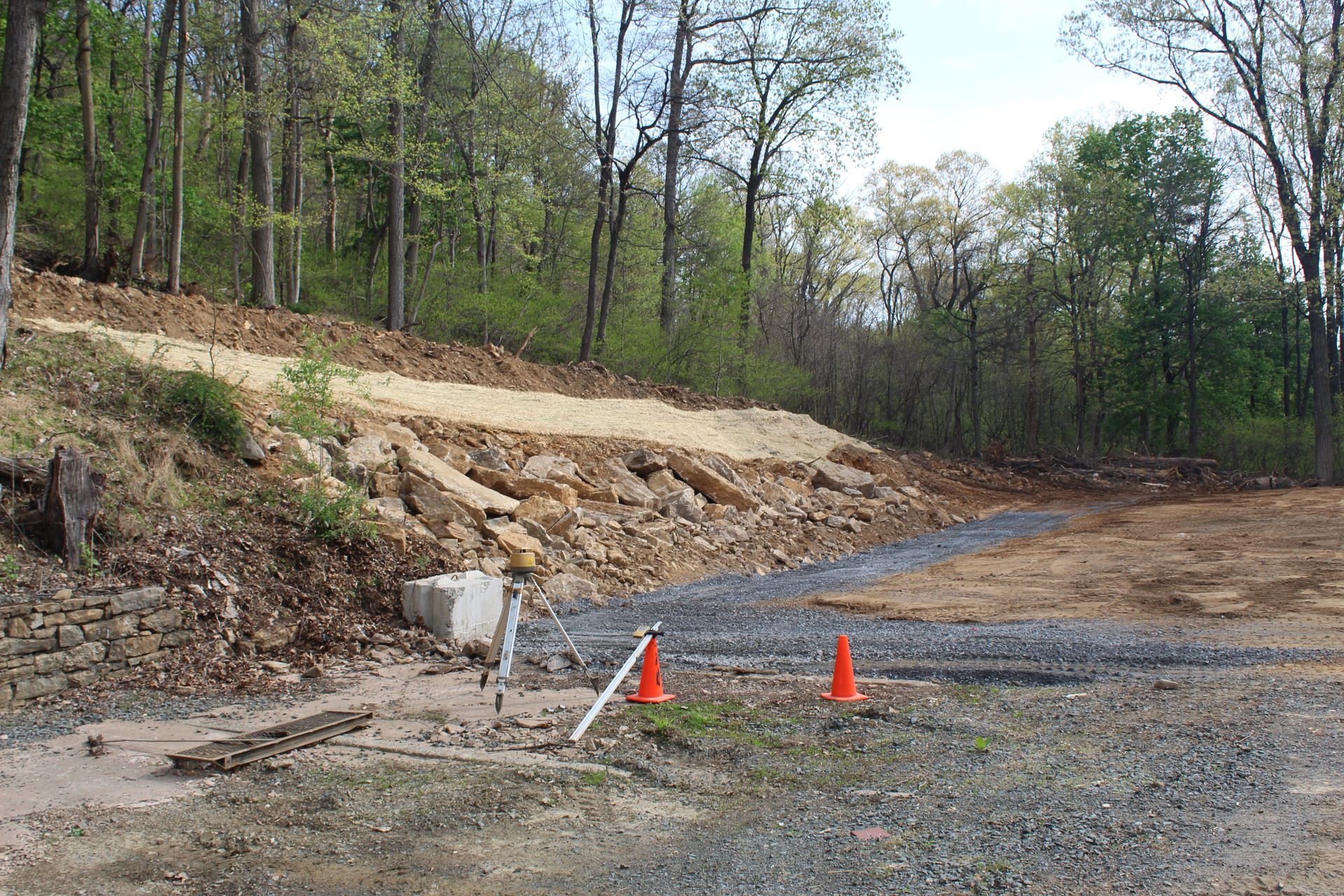 rock barrier completed