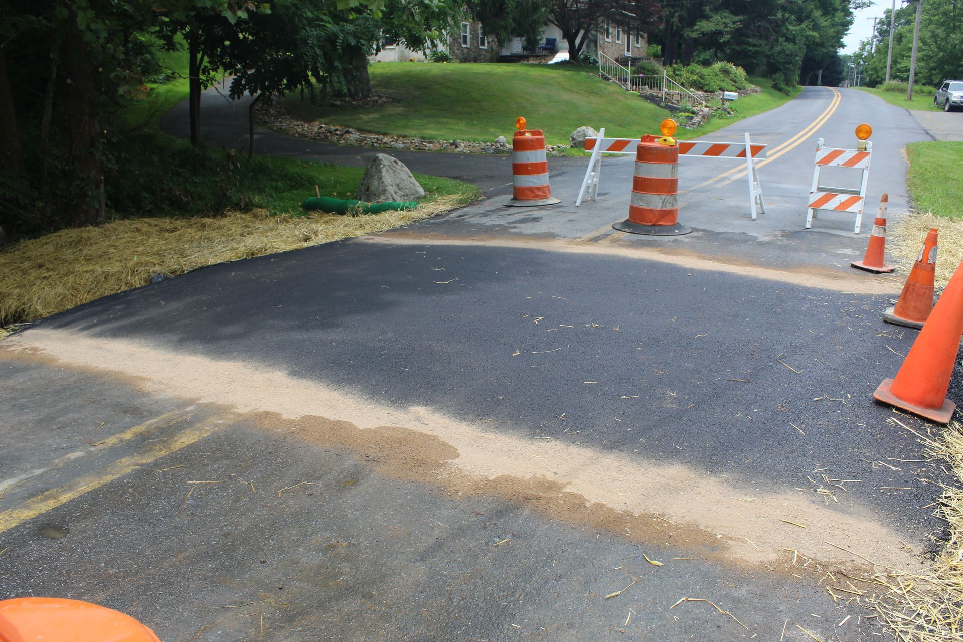 The culvert installation is completed.