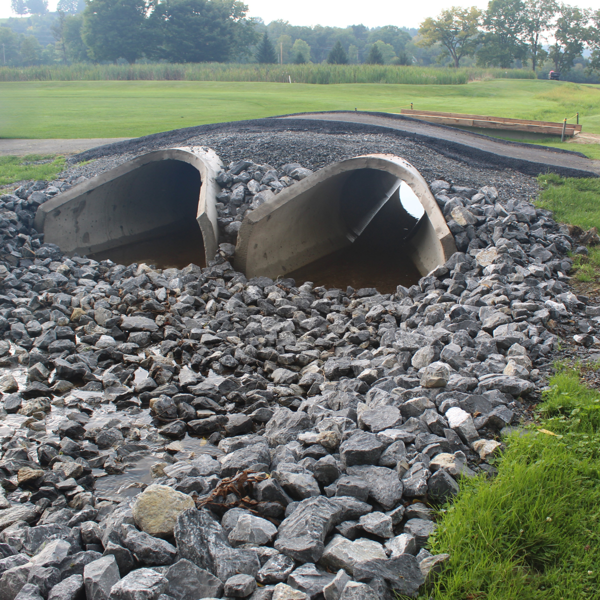 Culvert #1 completed by Empire Services.