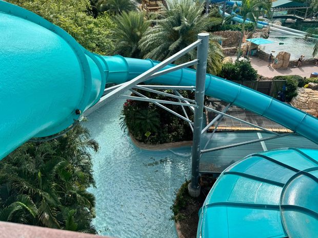 steel restoration service for water slides