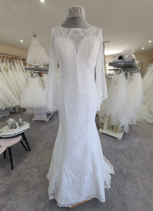 Herawhite 2211 wedding dress with overskirt Sale 
