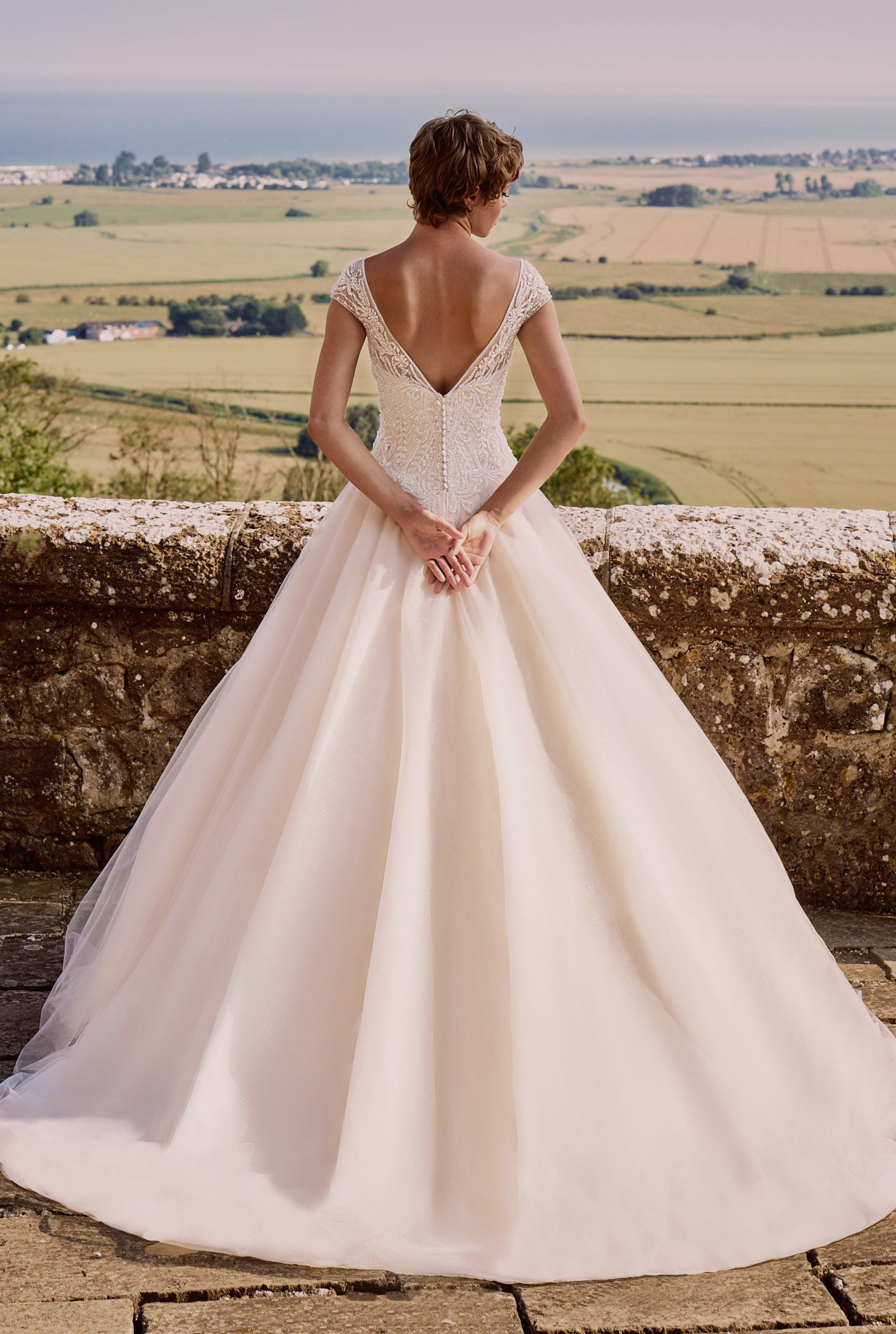Phoenix Danielle Couture DC09 Sand Wedding dress Sale