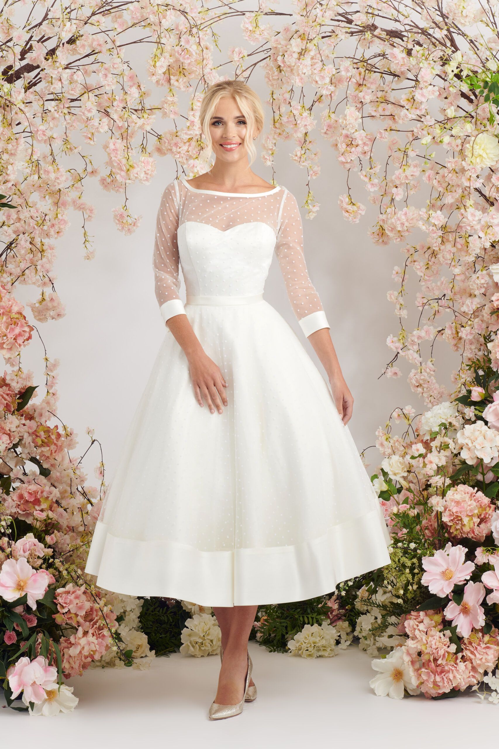 House of Mooshki  Josie Tea-length short Sale wedding dress