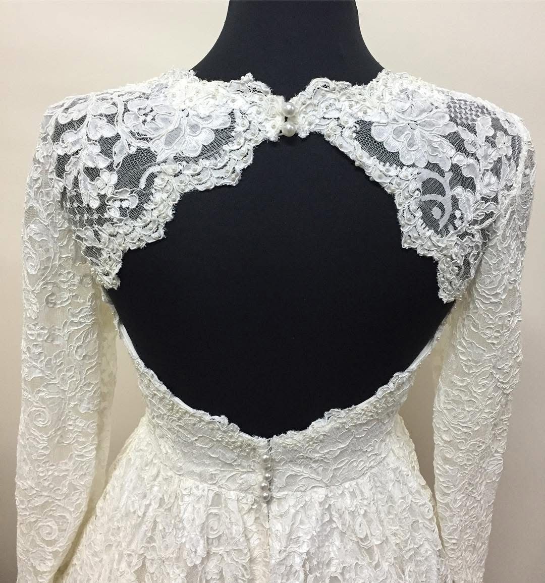 LouLou Tea-Length LB242 wedding dress Ivory 14 Sale