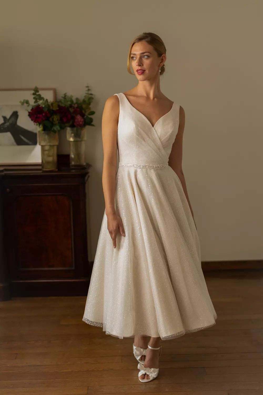 True Bride Brighton Belle Opal Tea Length wedding dress
