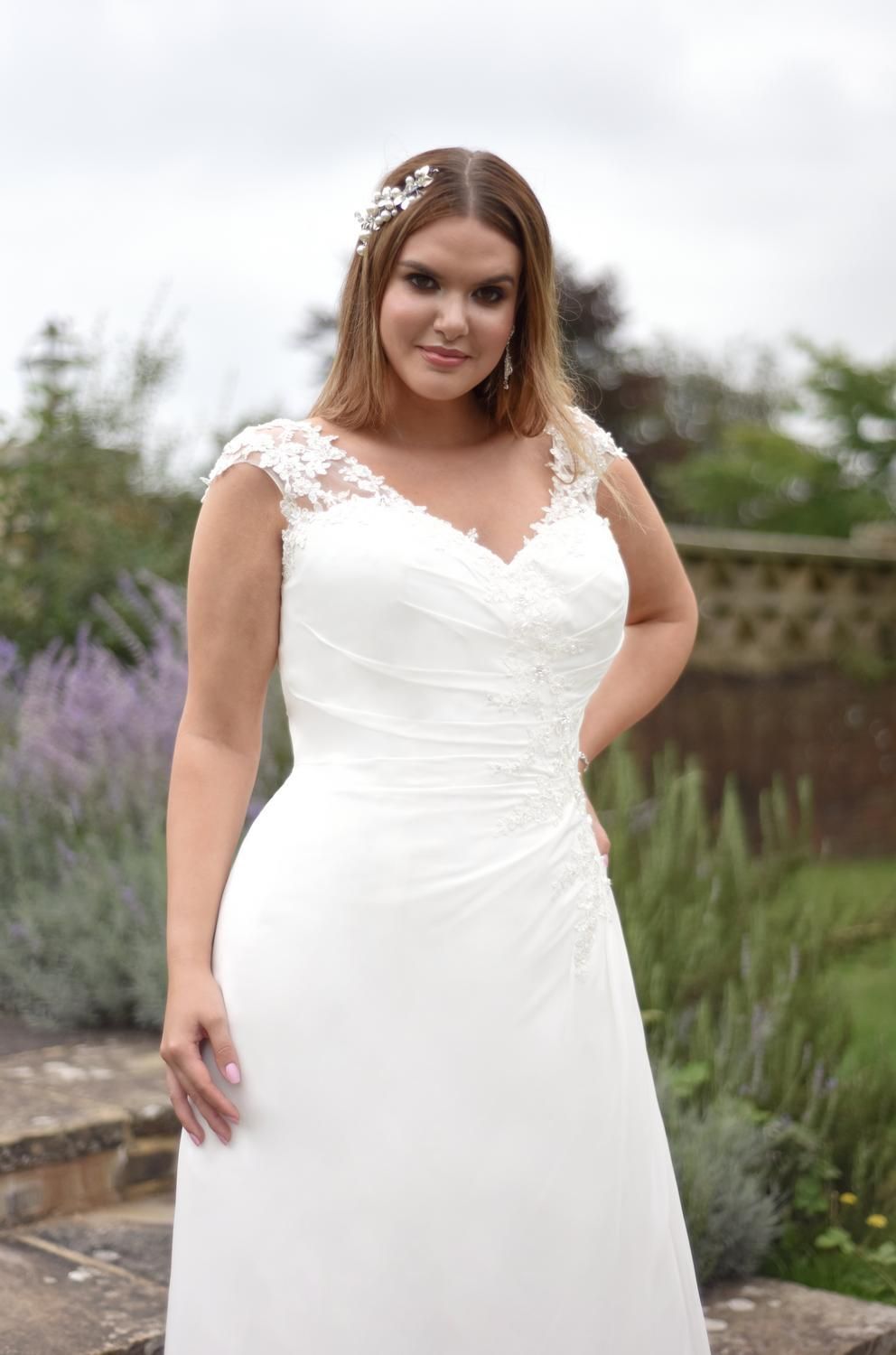 True Bride Curves TCW401 Wedding Dress 