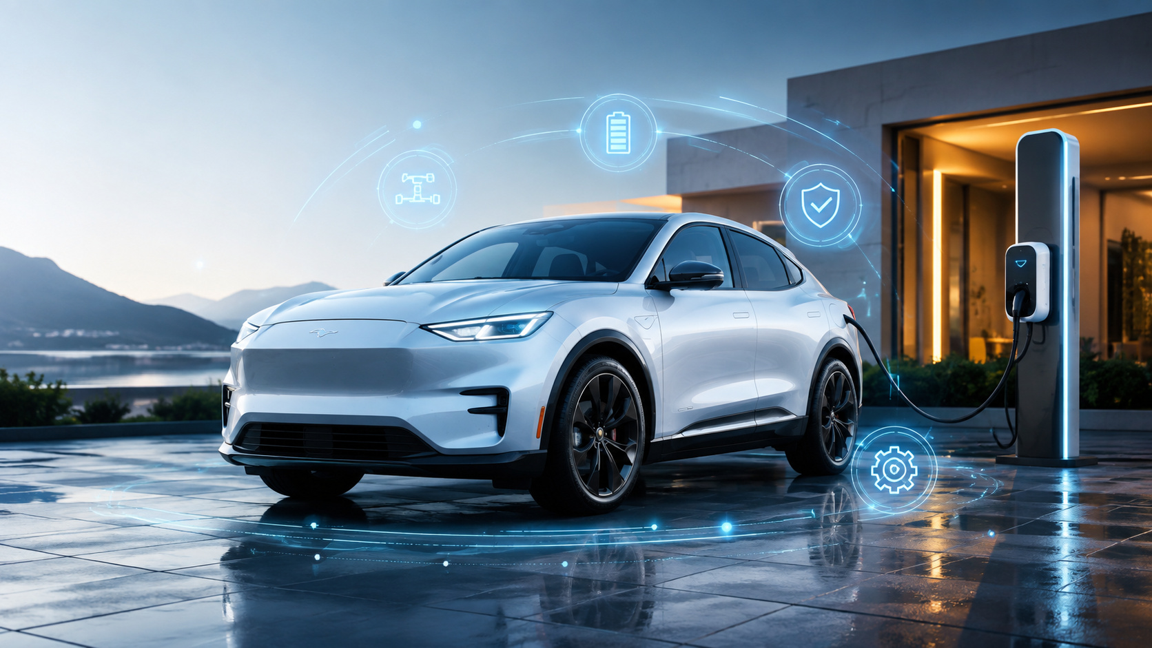 Electric vehicle charging with EV protection coverage