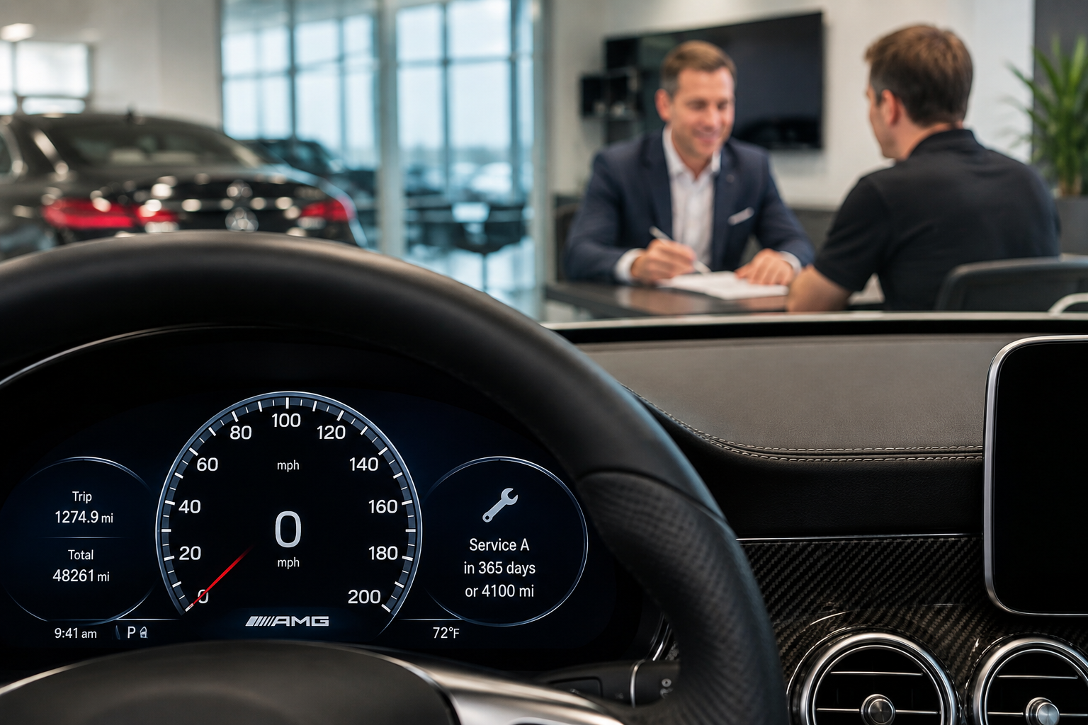 Vehicle mileage after factory warranty