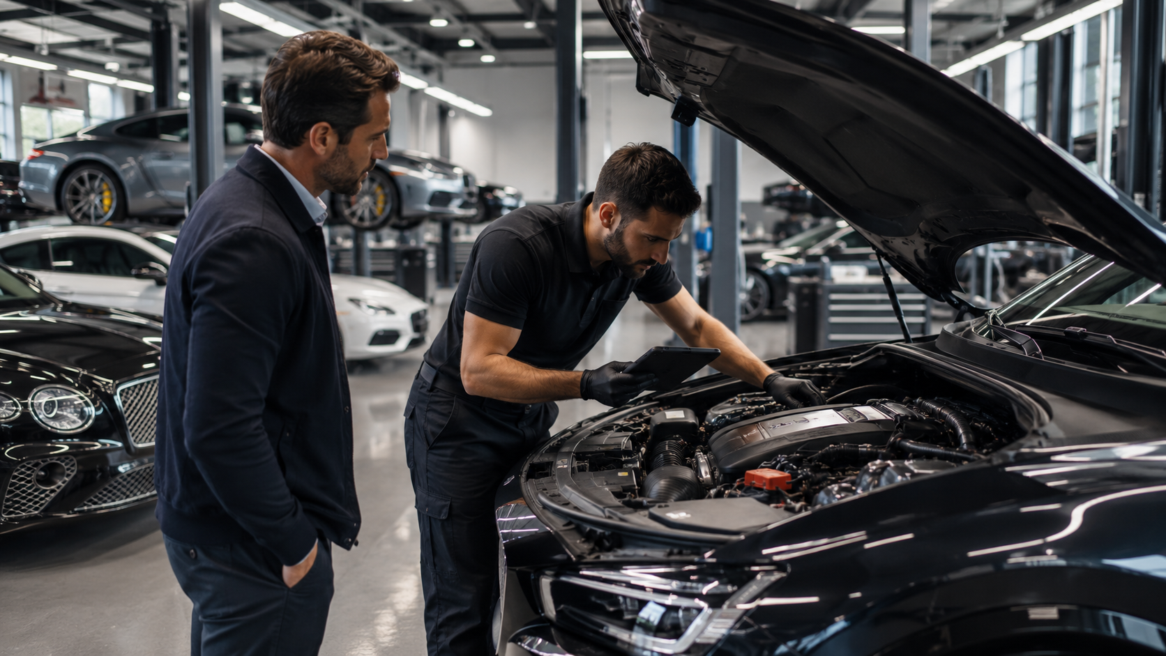 Vehicle service contract repair coverage