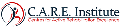 The logo for c.a.r.e. institute centres for active rehabilitation excellence