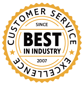 Best in Industry - Customer Service Badge