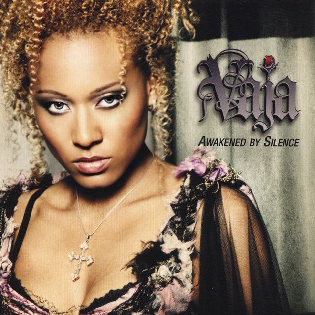 A woman is on the cover of an album called awakened by silence