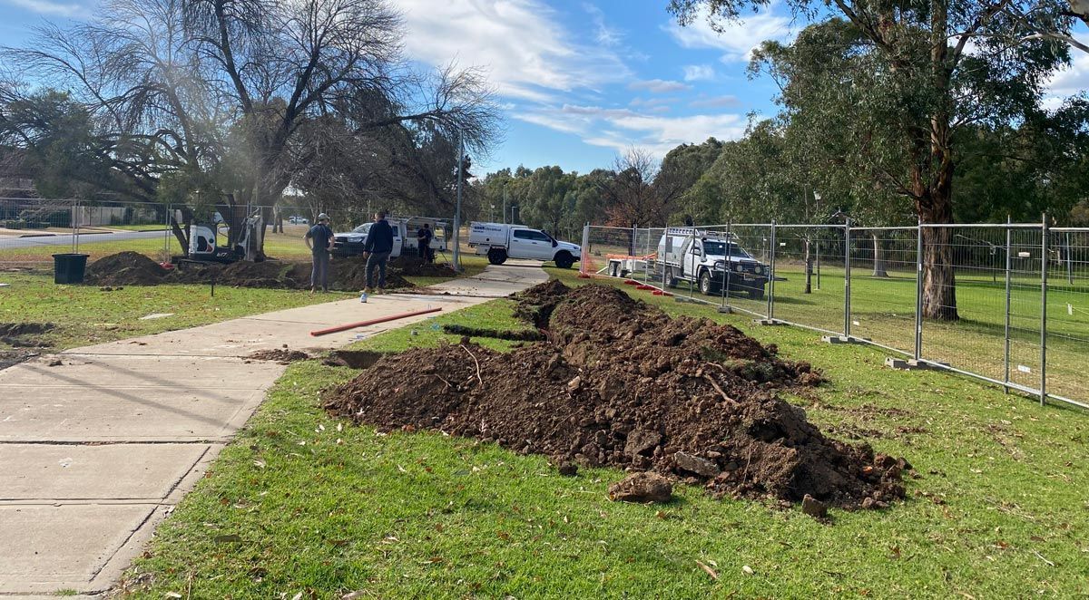Digging For New Cabling — Rohr Electrical in Dubbo, NSW
