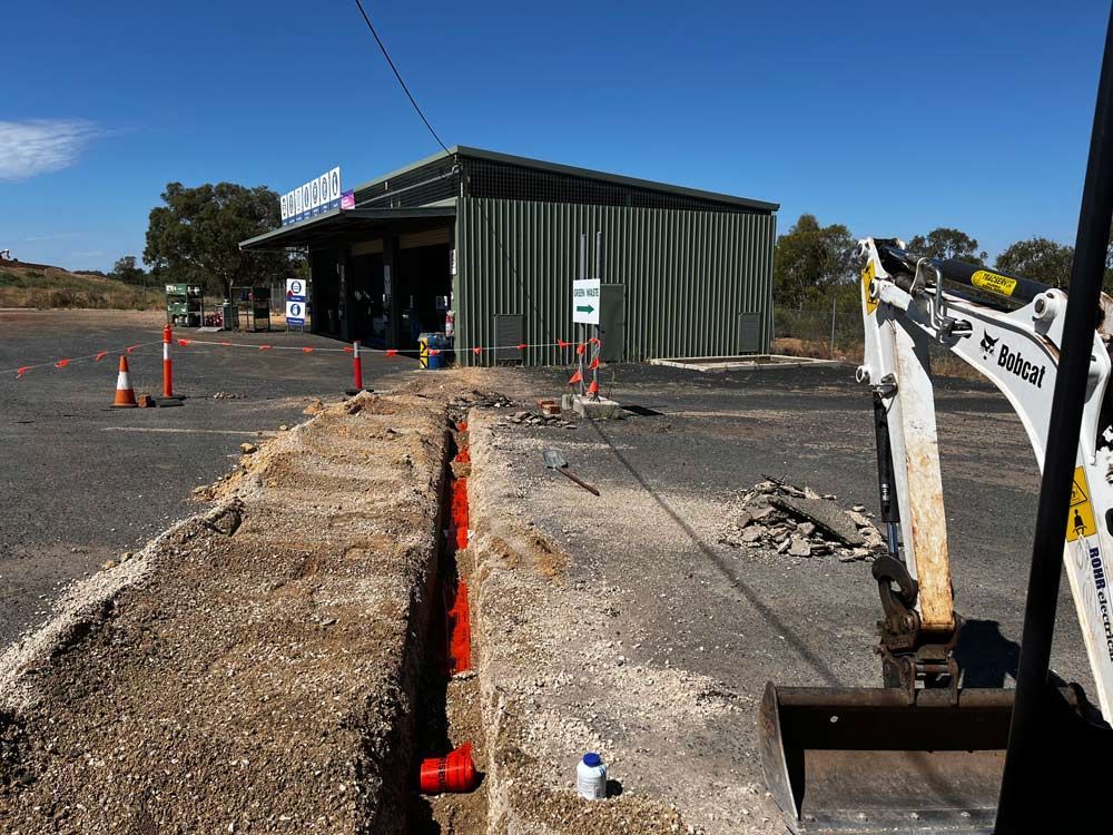 Laying The Electrical Underground — Rohr Electrical In Dubbo NSW