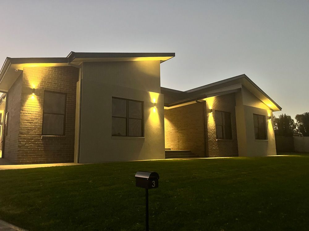 Outdoor Light On The Residential Home — Rohr Electrical In Dubbo NSW