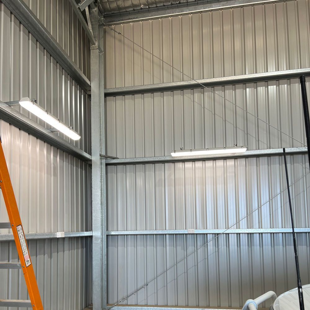 Two Lights Installed In Shed — Rohr Electrical in Dubbo, NSW