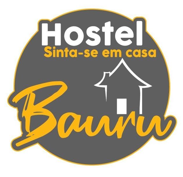 A logo for hostel sinta-se em casa