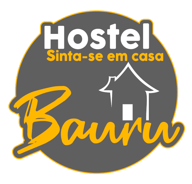 A logo for hostel sinta-se em casa