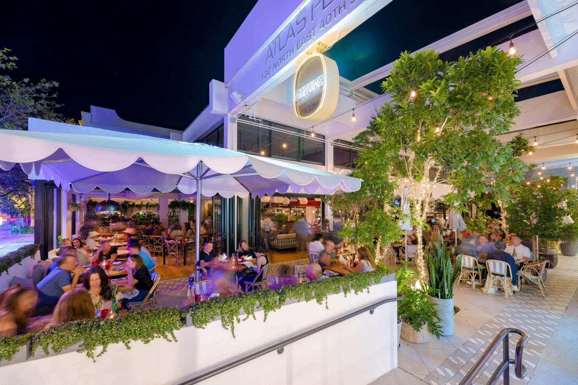 Patio at Michael's Genuine in the Design District