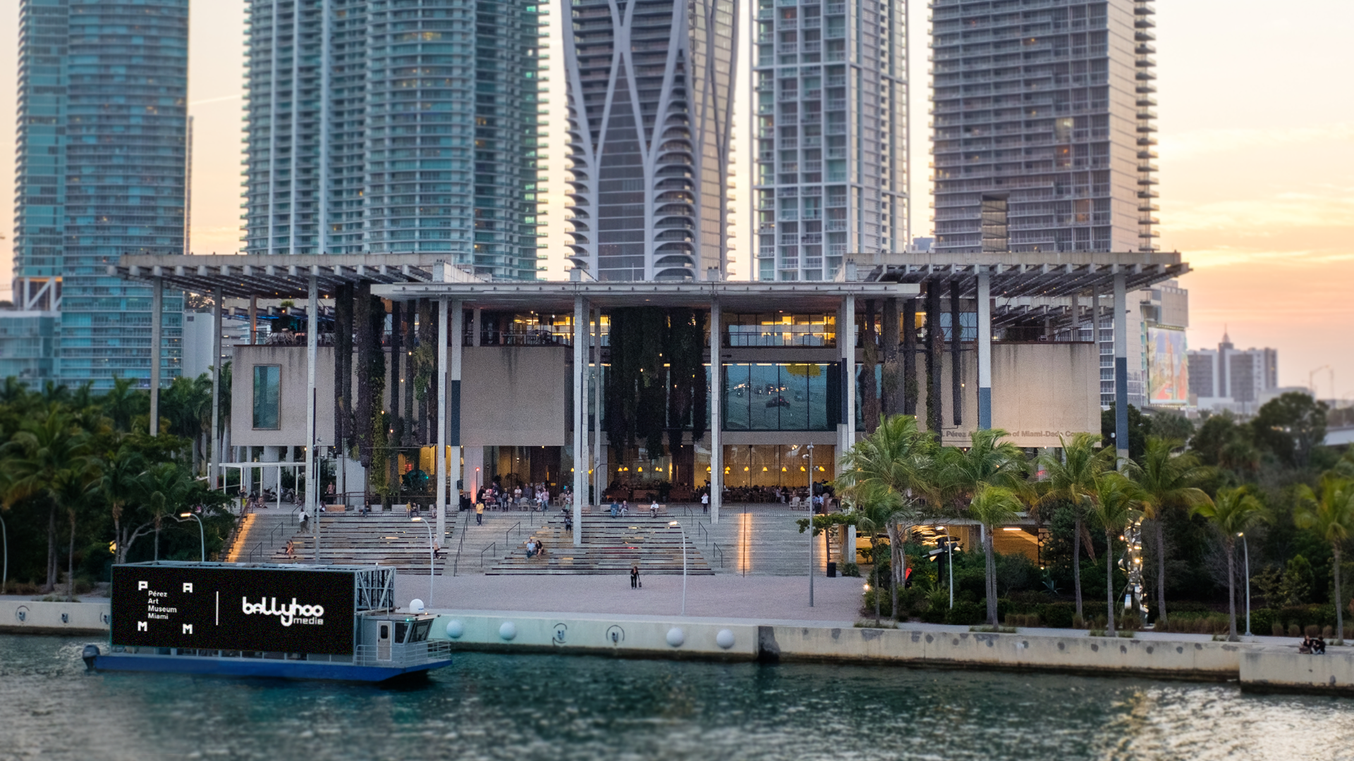 Rear terrace of the Pérez Art Museum Miami