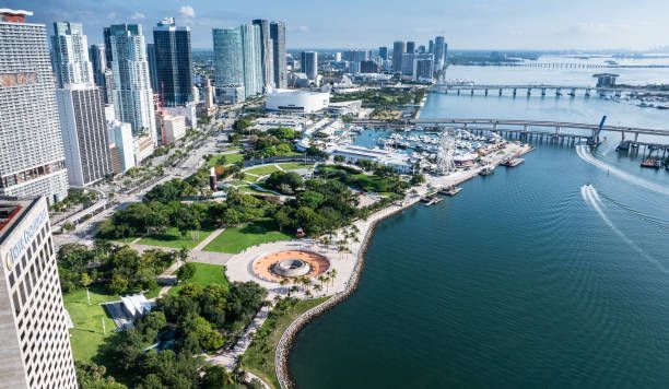 Downtown Miami and Biscayne Bay skyline. The Perfect Weekend Itinerary.