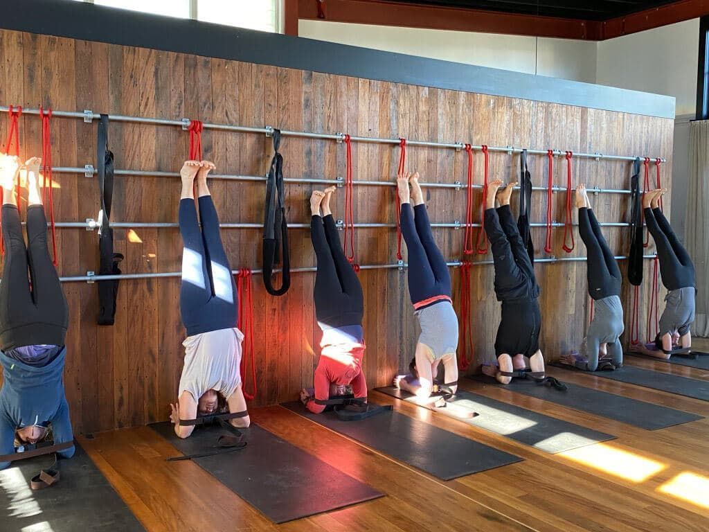 Yoga Feet Upward While Leaning On The Wall — Marrickville, Sydney — Black Lotus Yoga