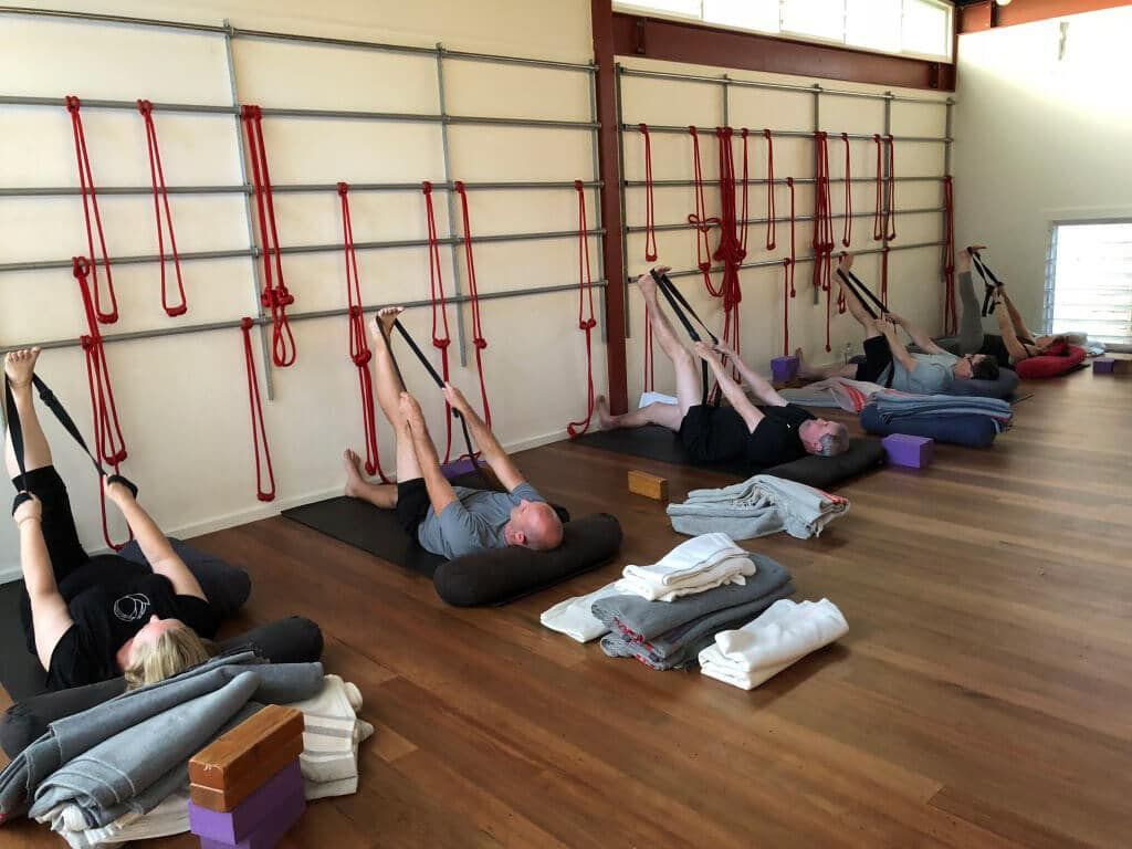 Stretching Feet Using Rope — Marrickville, Sydney — Black Lotus Yoga