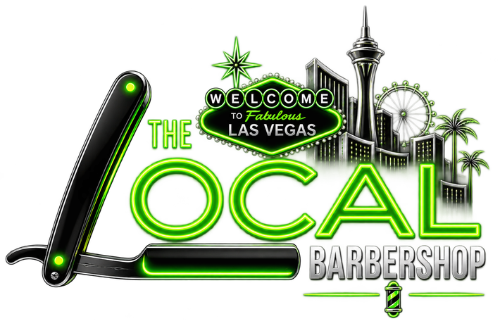 Logo reading “The Local Perfection,” with a stylized silver letter L and green accents on a white background