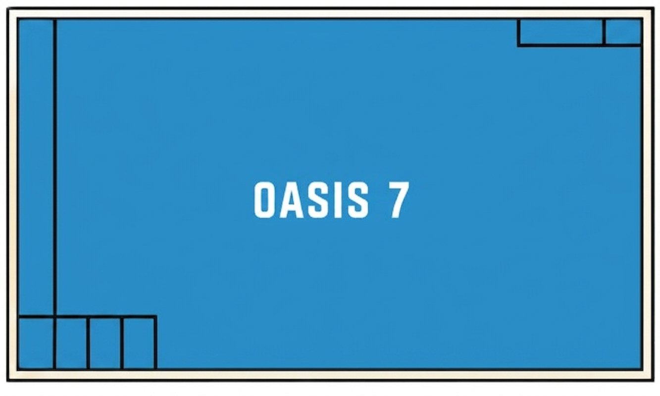 Pool Design Oasis 7 — Clearwater Pools Hallidays Point in Hallidays Point, NSW