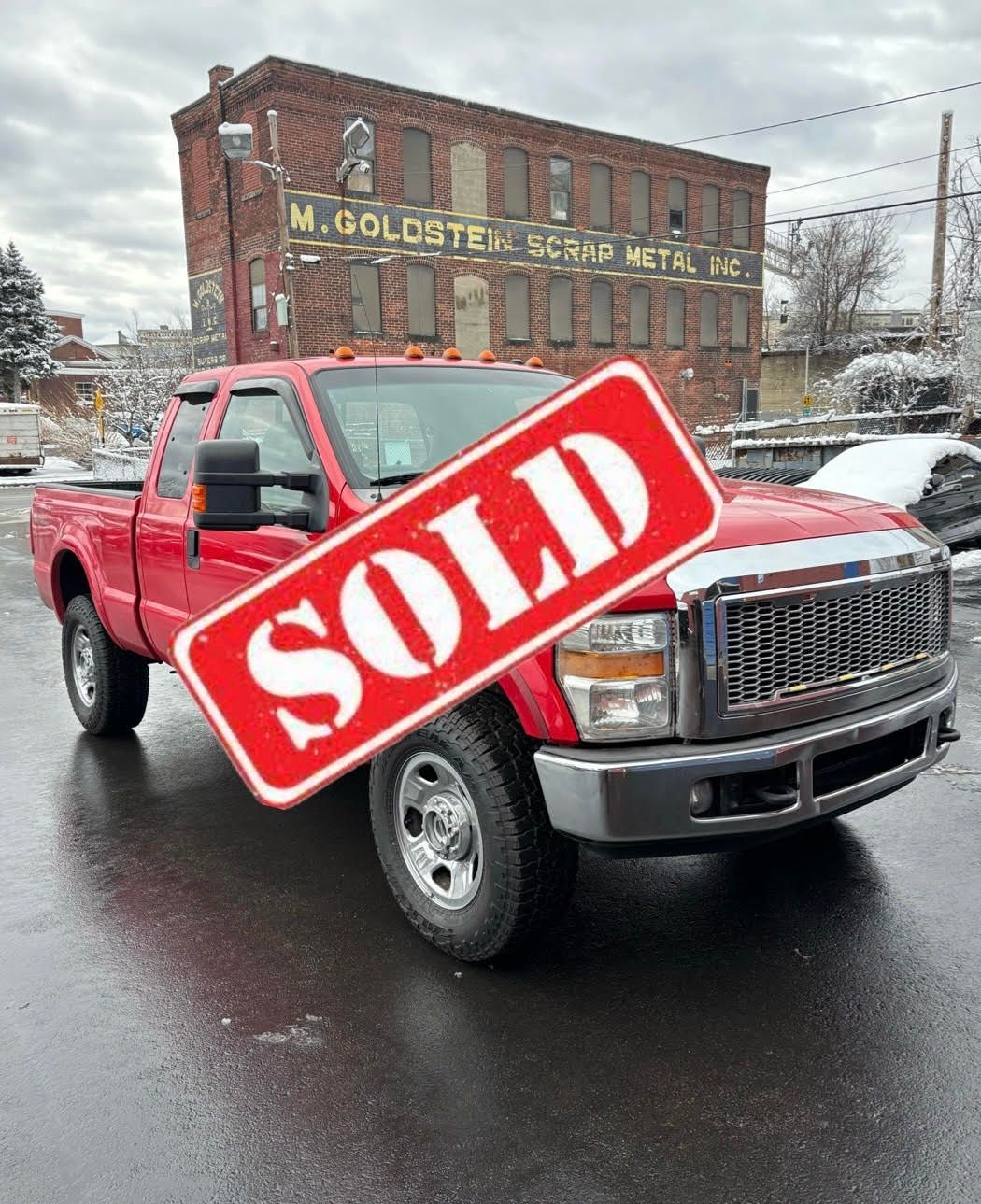SOLD Ford F-350 pickup truck at Lou’s Custom Exhaust Worcester MA