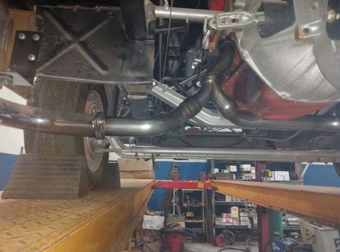 Muffler replacement in Worcester, MA Old muffler and exhaust system replacement at Lou’s Custom Exhaust in Worcester, MA