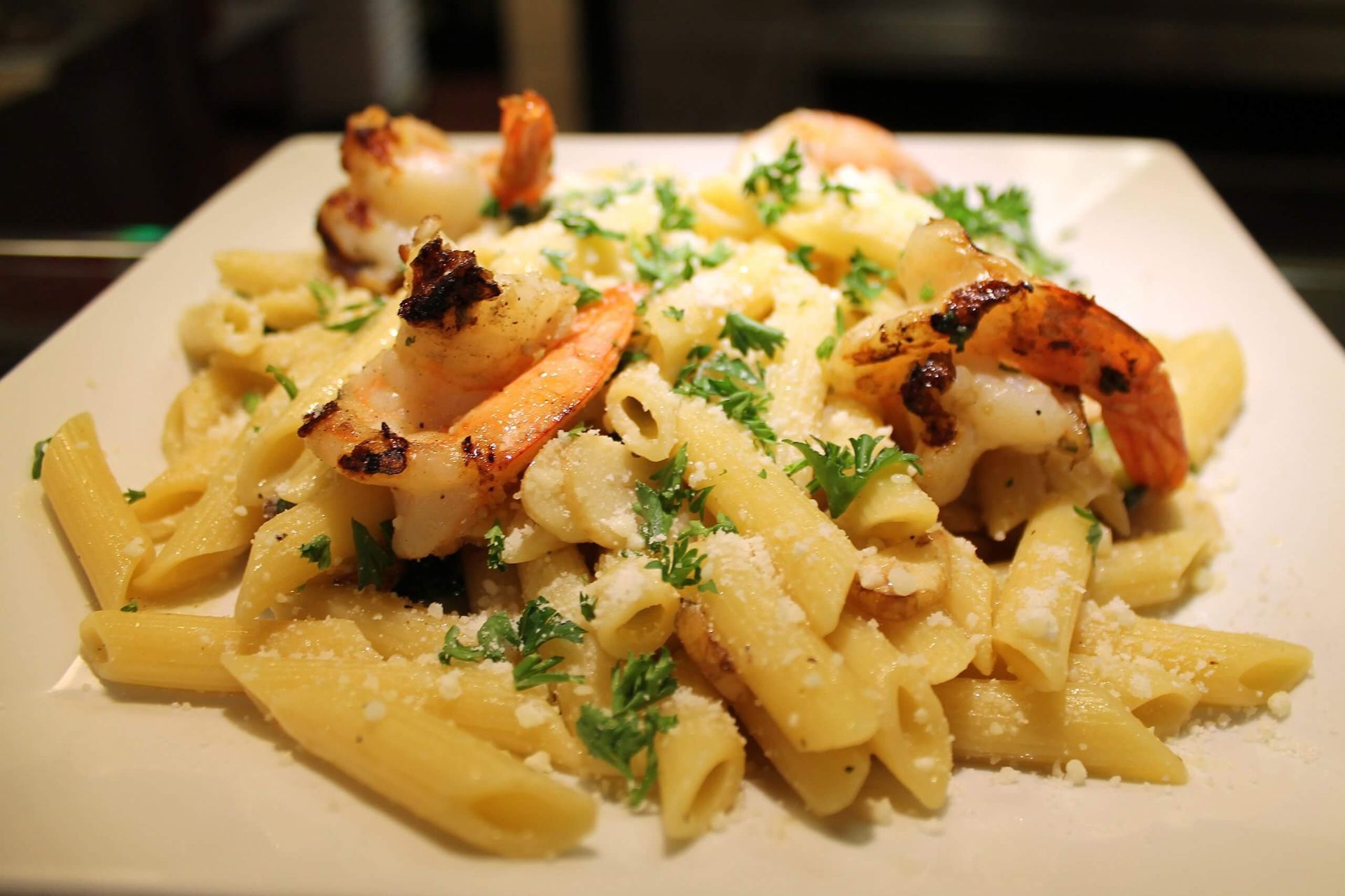Angelo's Pizza & Pasta Penne with Shrimp
