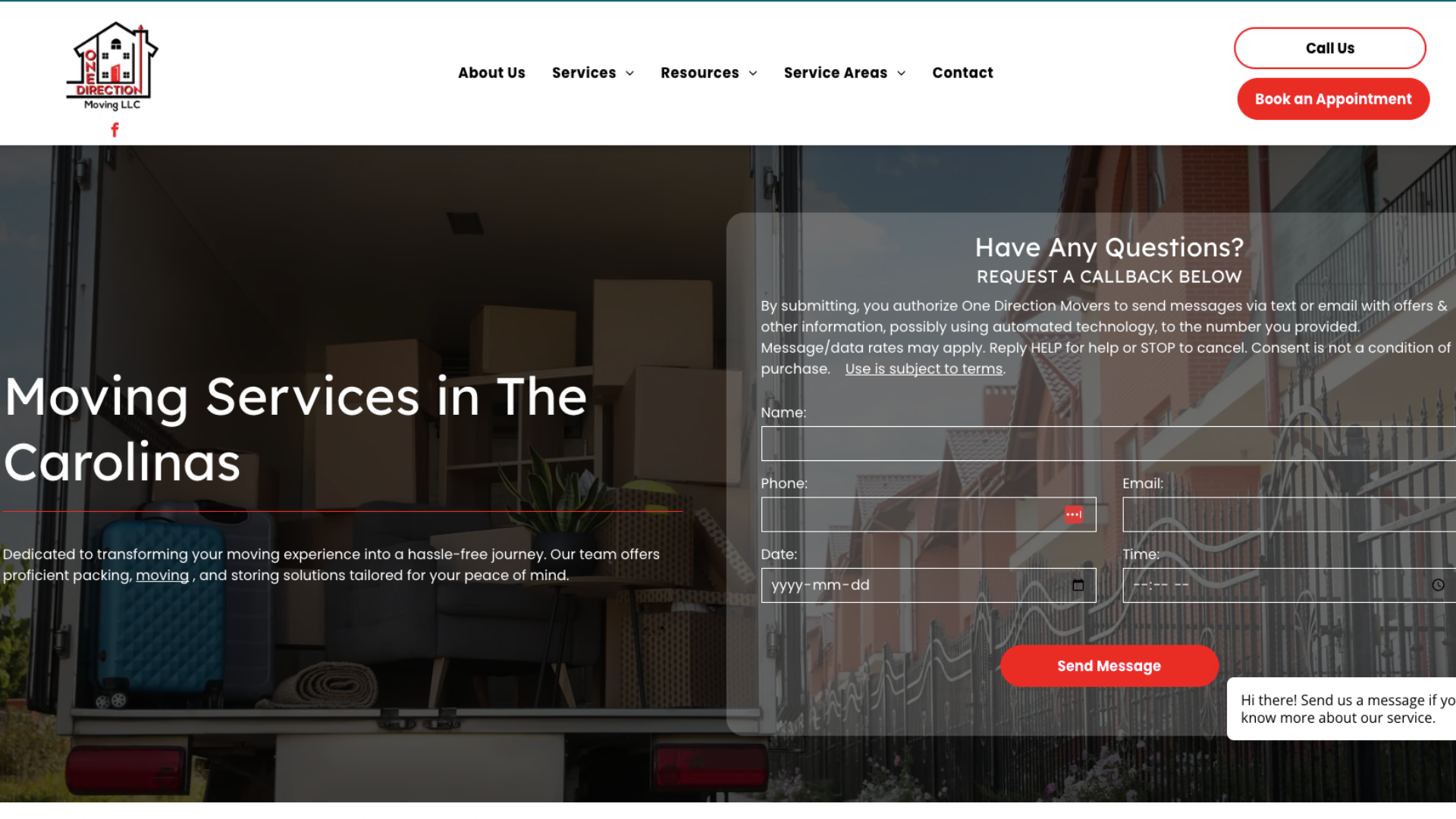 Hudson was created for skilled trades merchants. Boasting a sophisticated and professional design, Hudson provides an alternative to the streamlined practicality of the Devon template. It is created with a service area in mind, as these merchants are often mobile and their official business address is not relevant. This template stands out with lead forms on every page, a simplified 'Our Team' section, a space to prominently display trust badges such as Angie's List, Homestars, BBB, etc, and a dedicated focus on outlining the process and expectations for each service.