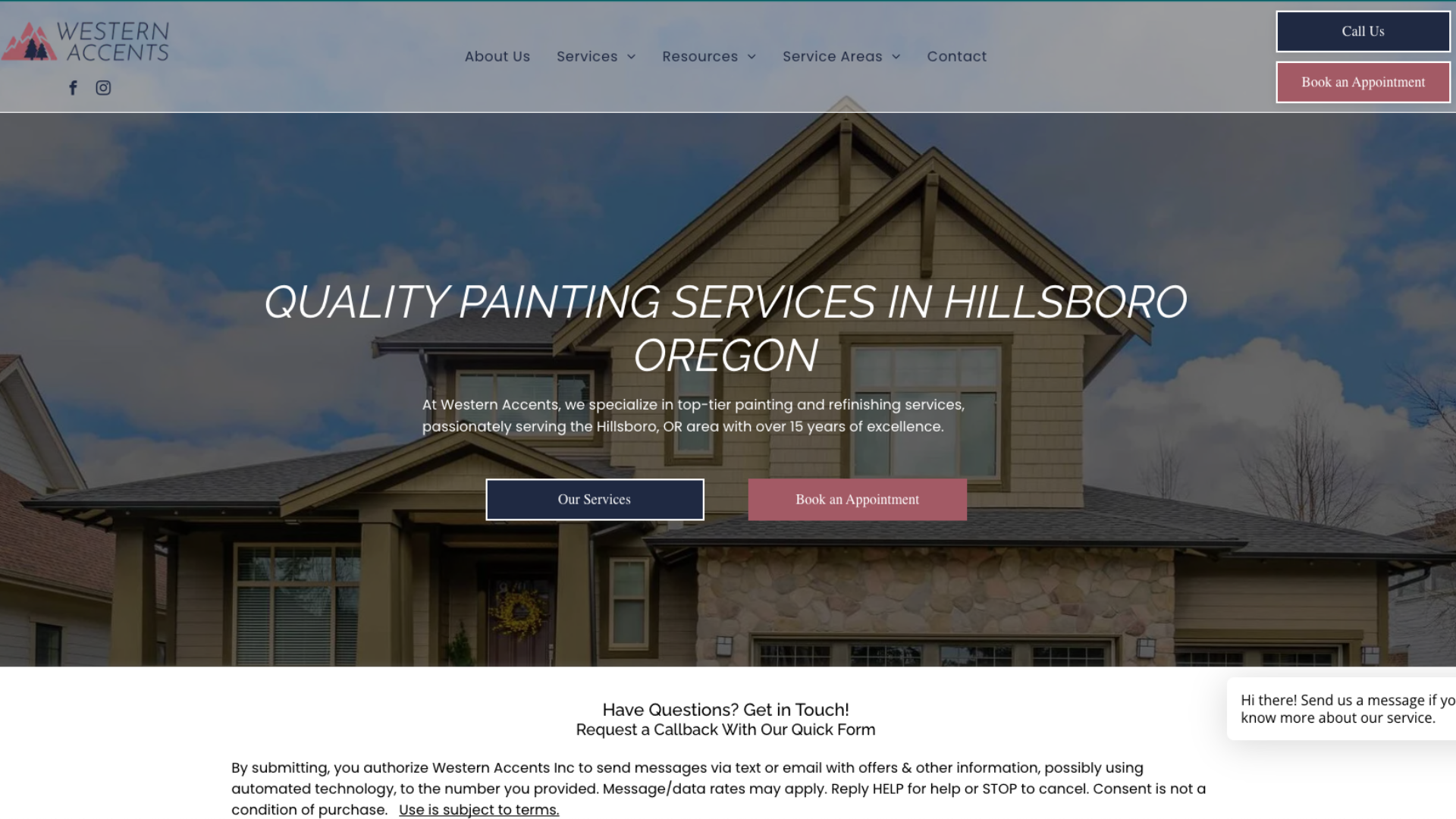 Designed with blue-collar businesses in mind. Features a prominent contact form on every page, catering to merchants who provide service quotes. Each service page heavily emphasizes the process, giving an overview of what's involved and what to expect, as well as benefits. Team members are showcased on the home page and elaborated upon on the about page. Given these services often involve home visits, providing visuals of the on-site team aids our merchants in establishing trust with customers.