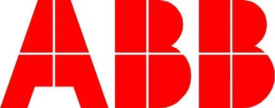 ABB red logo on a white background