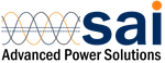 SAI Advanced Power Solutions logo with blue text and orange-and-gray waveform graphic
